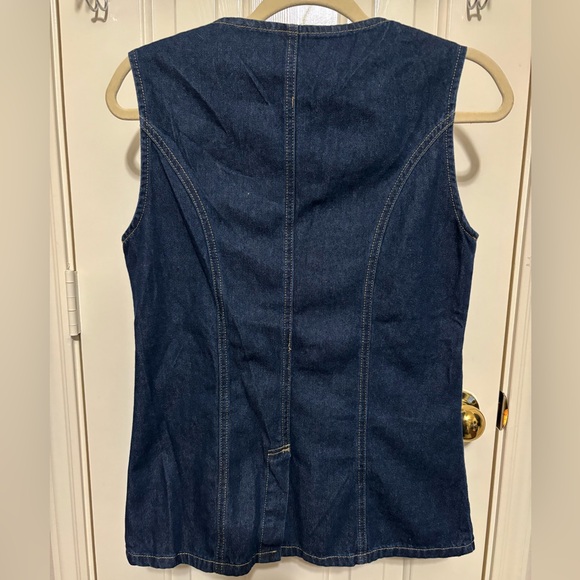 Commense Blue Denim Vest - Picture 3 of 3